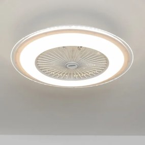 Brilagi - LED Stmievateľné svietidlo s ventilátorom RONDA LED/48W/230V biela + DO