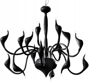 AZzardo Snake závesné svietidlo 15x G4 20W 12V bez zdroja 85cm IP20, čierne