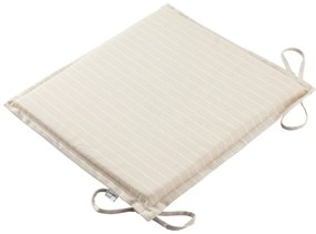 Livarno home Súprava balkónového nábytku Sevilla, 3-dielna + Obojstranný podsedák, 38 x 42 x 3 cm, krémový, 2 kusy  (800010859)