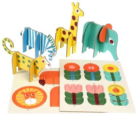 Drevená skladacia hra Wild Wonders - Rex London