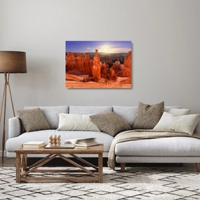 Sklenený obraz - Národný park Utah (70x50 cm)