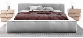 Minimalistická čalúnená posteľ GIULIA ROZMER: 140 x 200 cm