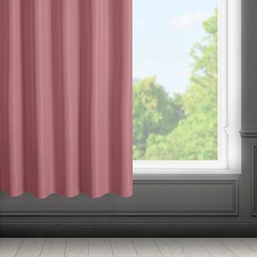 KRÁTKY ZÁVES NA PÁSKE RITA 140X175 CM TMAVORUŽOVÁ