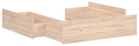 Zásuvky pod posteľ BRW Nepo Plus 160 cm (dub sonoma) (3ks). Vlastná spoľahlivá doprava až k Vám domov. 1098333
