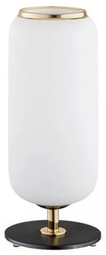 Argon 4994 - Stolná lampa VALIANO 1xE27/15W/230V čierna/biela/zlatá