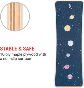 BoarderKING Balance Board Kids, protišmykový plstený poťah, od 3 rokov