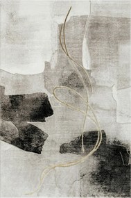 Koberec Kashmir KR288S sivý / čierny