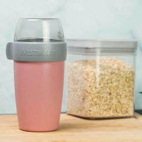 Westmark Dvojdielna dóza na desiatu, 700 ml, ružová, S