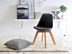 Stolička Large Wood (čierna + buk). Vlastná spoľahlivá doprava až k Vám domov. 1111129