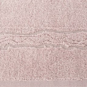 BAVLNENÝ UTERÁK KARIN SADA 3KS 70X140 CM PUDROVÁ