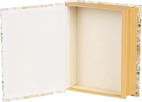 Storage Box Books 17x14x5 Cm White Cardboard Rectangle - 5,00 cm