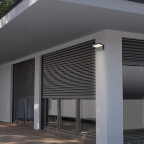 Rabalux 77092 - LED Vonkajšie nástenné svietidlo ZARAGOZA LED/10W/230V IP54 čierna