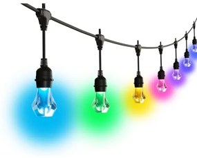 Nanoleaf NF084K02-20SLO - LED RGBWIC Stm. reťaz GIRLANDA 20xLED 15m Wi-Fi IP65