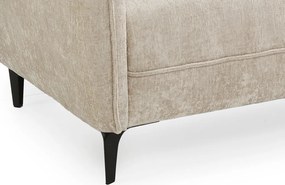 Dvojsedák Novara, béžová látka