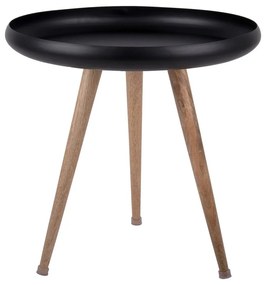 Kovové okrúhle odkladacie stolíky v súprave 3 ks Tripod – Leitmotiv