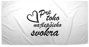 Sablio Uterák Pre toho najlepšieho svokra - 30x50 cm