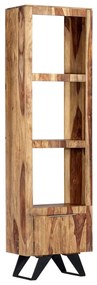 Vysoká skrinka 45x28x180 cm, drevený masív sheesham
