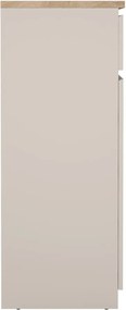 Krémovobiela komoda 80x100x40 cm Naia – Tvilum