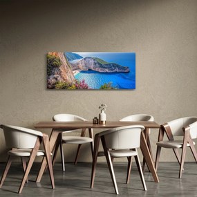 Obraz - Pláž Navagio, Grécko (120x50 cm)