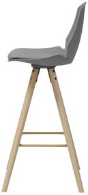 Dizajnová barová stolička Nerea, šedá
