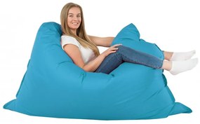 Vankúš na sedenie modrý nylon