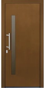 Vchodové dvere Maia drevené 110x210 cm L afromosia