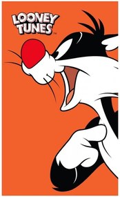 Detský uterák Looney Tunes - Kocúr Sylvester - 100% bavlna s gramážou 350 g/m² - 30 x 50 cm