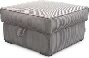 Taburet SMART COSARO XL s úložným priestorom 71x71 cm, béžový
