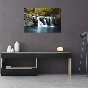 Obraz - Vodopády, Lushan, Čína (90x60 cm)
