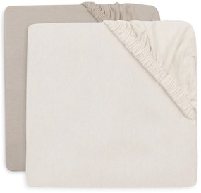 Napínacia plachta 40/50 x 80/90 cm 2 ks Oatmeal/Sand