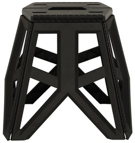 KIK KX3294 Skladacia kempingová stolička 39,5 cm, čierna