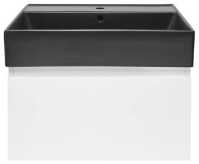 Kúpeľňová skrinka s umývadlom SAT B-Way 59x30x45 cm biely lesk BWAY60WU2B