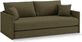 Zelená ženilková rozkladacia pohovka 209 cm Shannon – Cosmopolitan Design