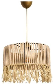 Závesný luster RIMINI 1xE27/40W/230V béžový