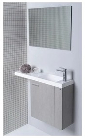 Biele umývadlo z liateho mramoru 80x22 cm Agos – Sapho