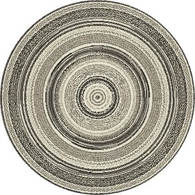 Koberec Star 19621-267 hnedý / béžový kruh