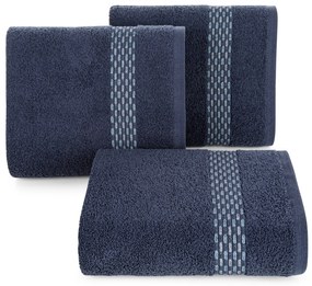 BAVLNENÝ UTERÁK RIVA SADA 6KS 50X90 CM TMAVOMODRÁ
