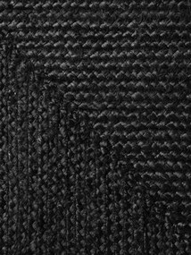 Hanse Home, Kusový koberec Juno 106324 Black, 60x90, čierna, chodba / predsieň