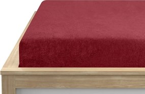 Froté plachta EXCLUSIVE vínová 90x200 cm