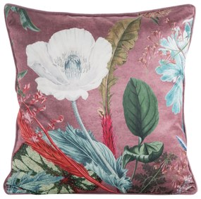 DEKORAČNÁ OBLIEČKA NA VANKÚŠ VELVET109 45X45 CM KVETY