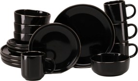 XXXLutz KOMBINOVANÝ SERVIS Nordic Festive Schwarz 16-dielne Creatable - Online Only bytové doplnky - 007768073902