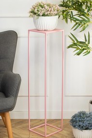 STOJAN NA KVETINÁČ SIMPLE 100X24X24 CM RUŽOVÁ