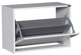 Skrinka na topánky 42x60 cm biela