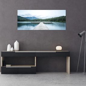 Obraz - Pri pohľade z móla (120x50 cm)