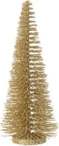 Zlatý vianočný dekoratívny stromček Glitter Tree – 5*5*15 cm