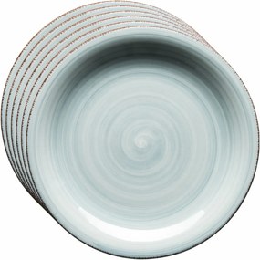 Mäser Súprava 6 dezertných tanierov Bel Tempo, 19,5 cm, svetlomodrá