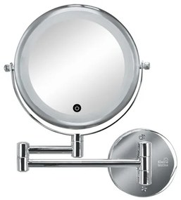 Kozmetické LED zrkadlo Kleine Wolke Lumi silver 8487124886