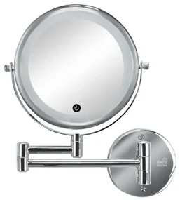 Kozmetické LED zrkadlo Kleine Wolke Lumi silver 8487124886
