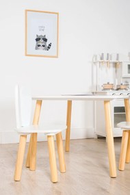 Ourbaby - Detský stolček a stoličky s králičími uškami