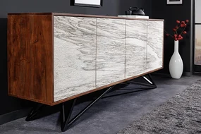 Dizajnová komoda z masívu Mountain Soul Akácia 175cm